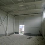 Доставка на покривни и фасадни панели за склад в с. Тополи-3