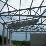 Доставка на покривни и фасадни панели за  склад на Клима комфорт в с. Леденик