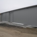 Доставка на покривни и фасадни панели за  склад на Клима комфорт в с. Леденик-2