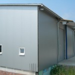 Доставка на покривни и фасадни панели за  склад на Клима комфорт в с. Леденик-3