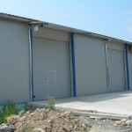 Доставка на покривни и фасадни панели за  склад на Клима комфорт в с. Леденик-4