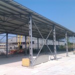Доставка на покривни и фасадни панели на склад на Технохим-2