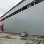 Доставка на покривни и фасадни термопанели за завод за бетонови изделия на Хидрострой АД в с. Тополи-2