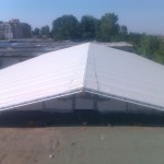 Доставка на покривни панели за реконструкция на стар покрив на ЕТ Съни комерс в к.к Слънчев бряг